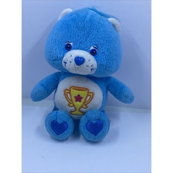 VTG 2003 Care Bears Champ  Bear Plush Teddy Trophy Champion 8” - Picture 1 of 11
